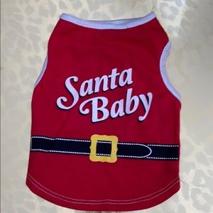 Santa Baby Puppy Shirt